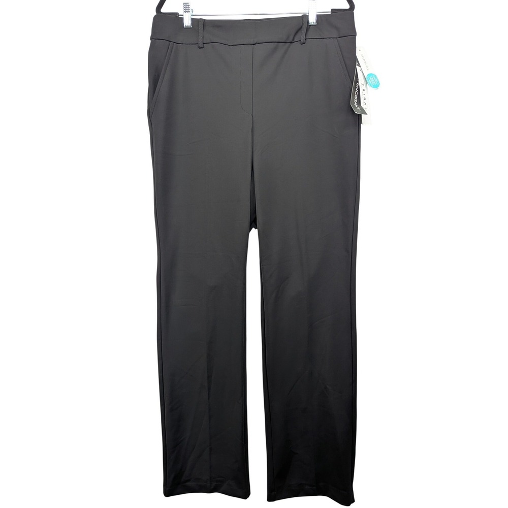 Tribal Lumincissant Charcoal Grey Straight Leg Dress Pants Mens 16W NWT‎